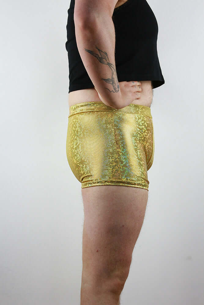 Gold Sparkle Trunk Mens Polewear Rarr Designs