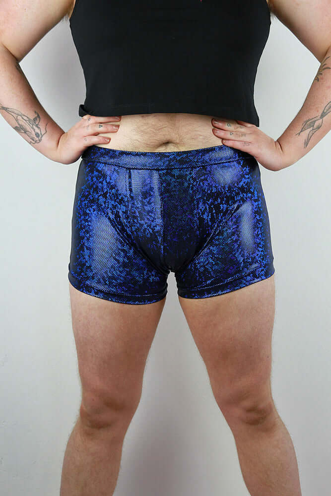 Navy Sparkle Trunk Mens Polewear Rarr Designs