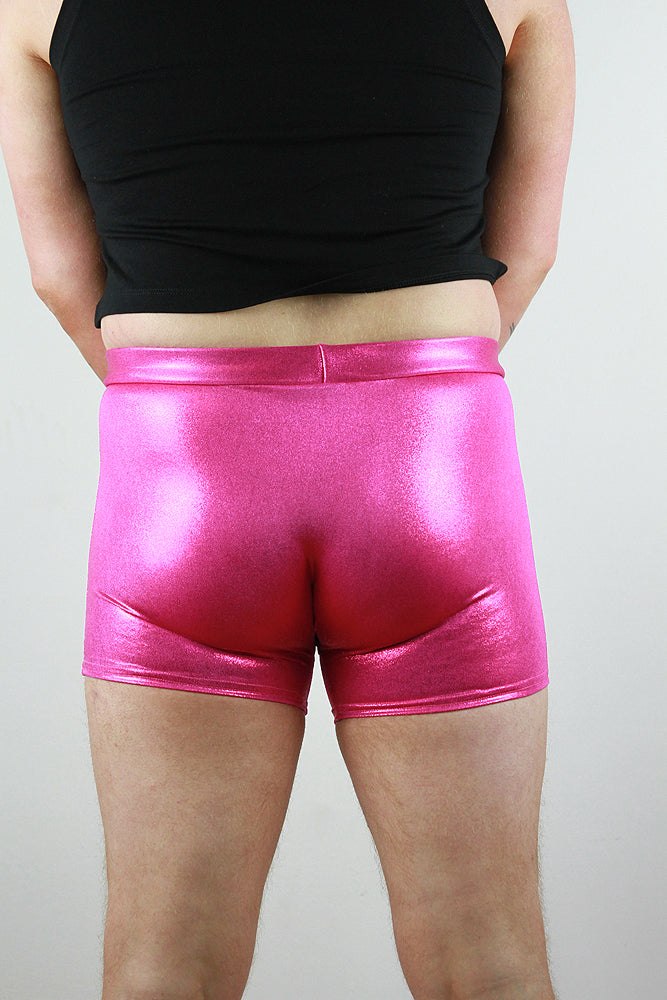 Pink Sparkle Pole Short Mens Polewear Rarr Designs