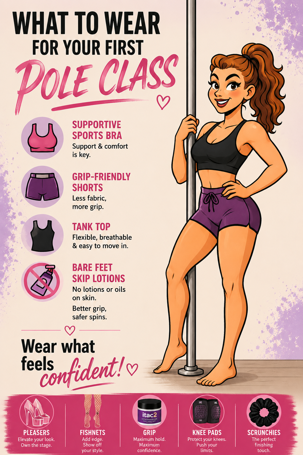 What to wear for your first pole class!