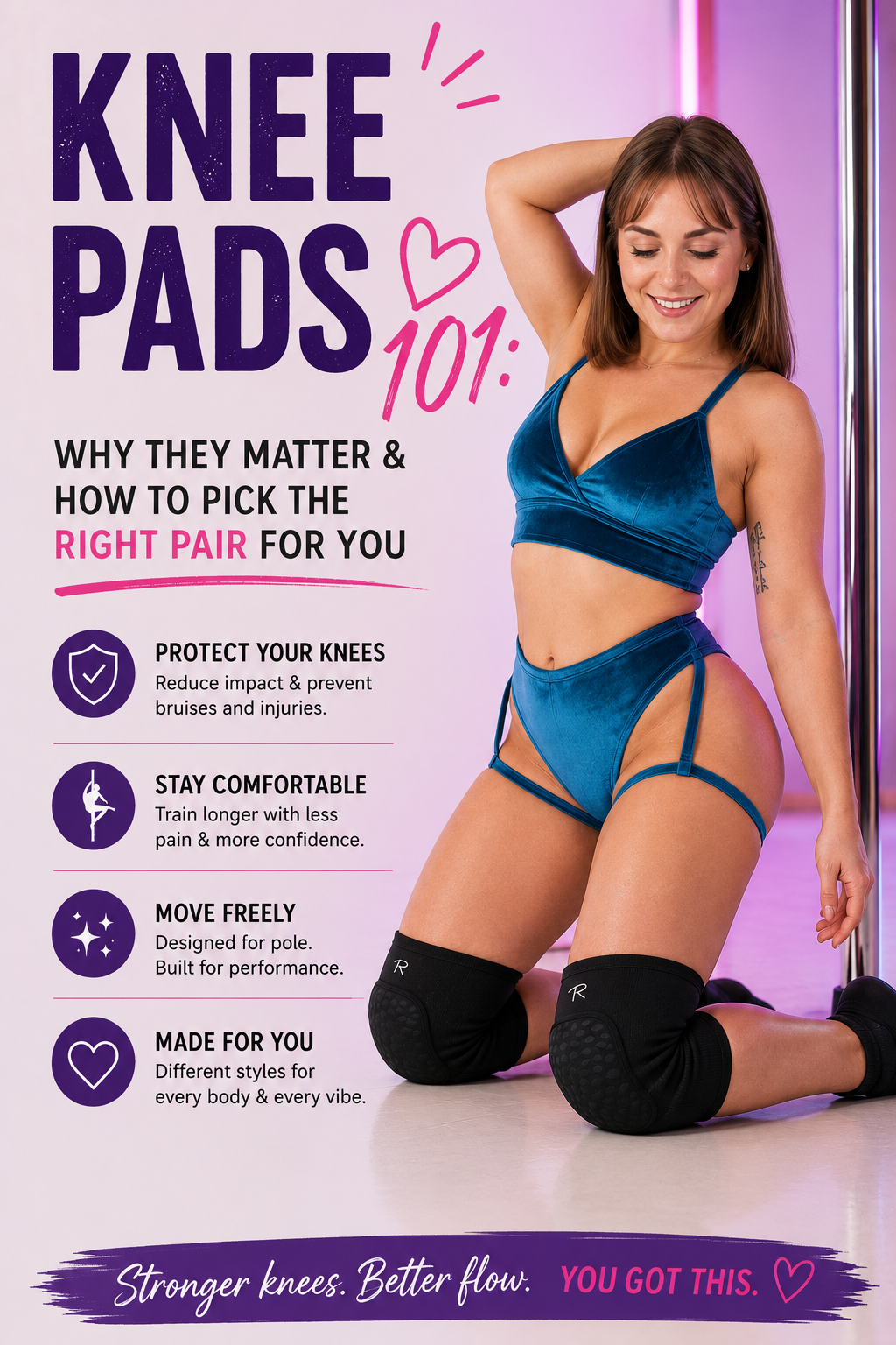 Pole Dancing Knee Pads 101: Why They Matter & How to Choose the Right Pair