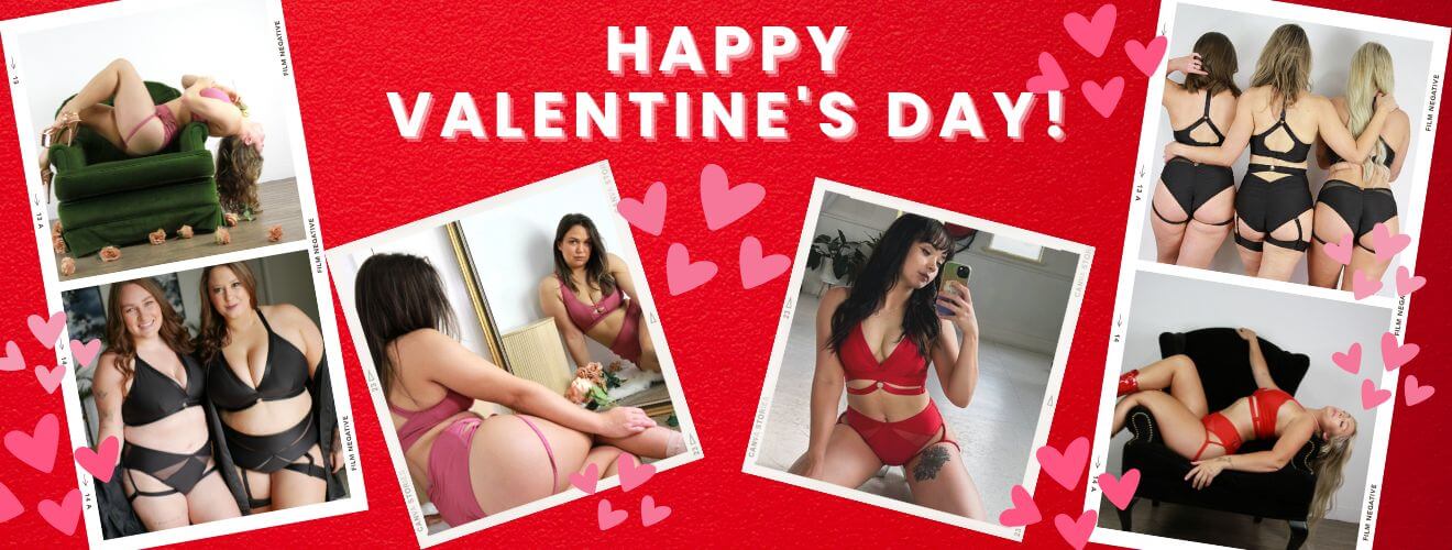 Valentines day collection lingerie 