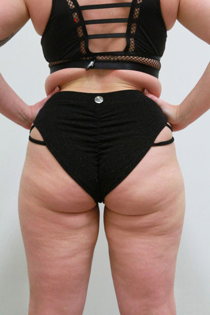 Glitteratti Booty Short Black