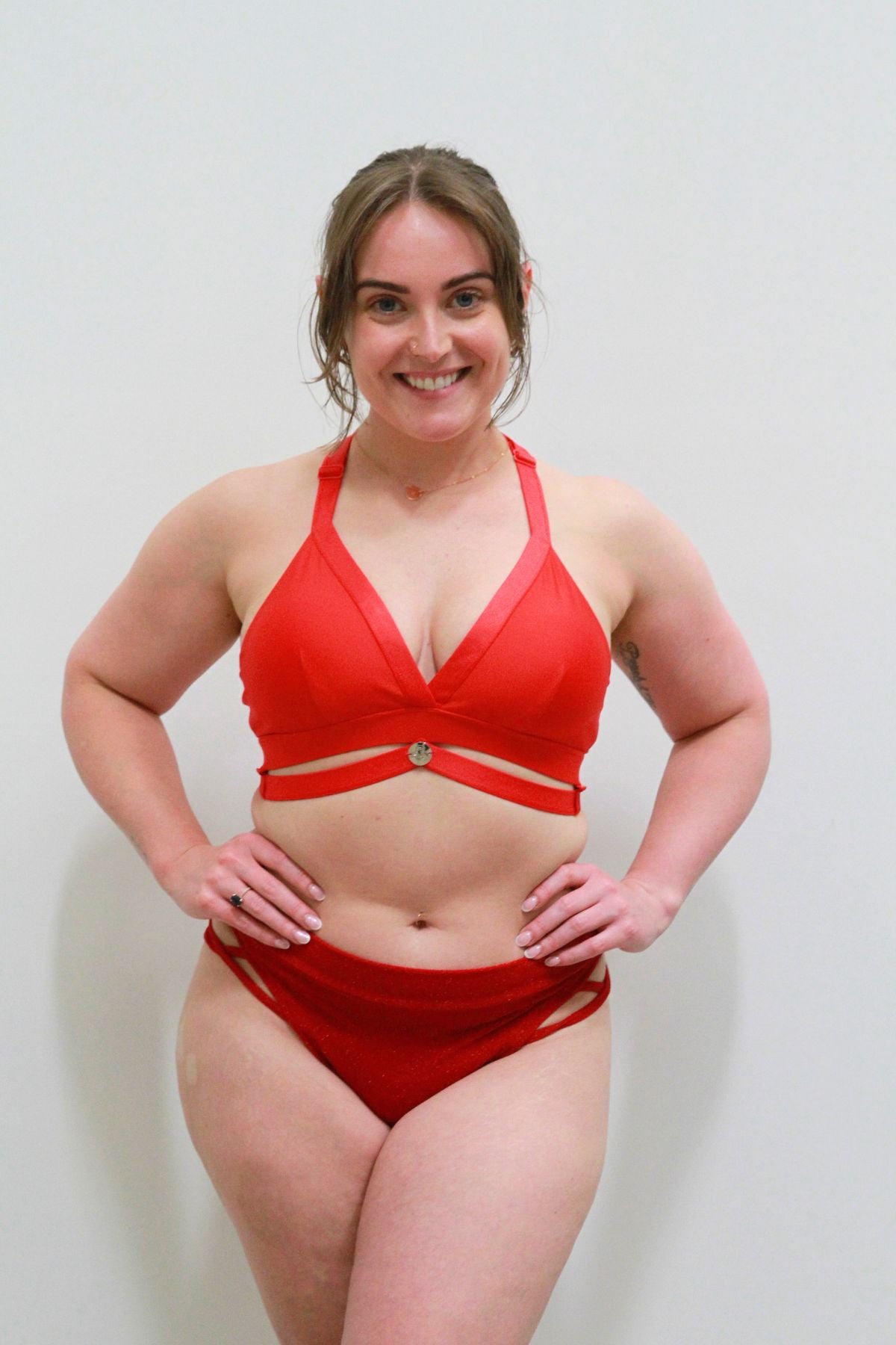 Glitteratti Booty Short Red