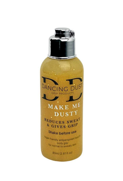 Dancing Dust – Make Me Dusty GOLD – Antiperspirant pole grip 80ml – Pole Dancers Rarr designs