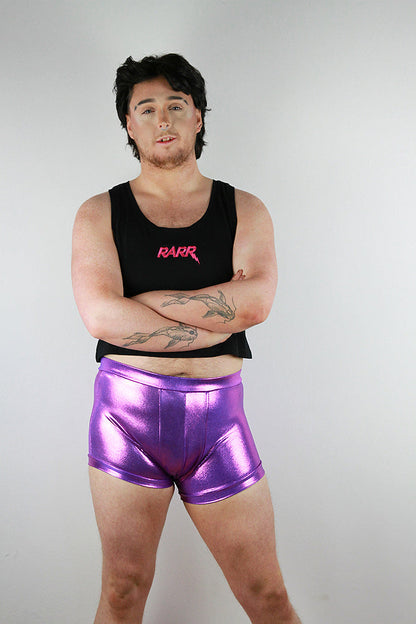 Purple Sparkle Trunk Mens Polewear Rarr Designs