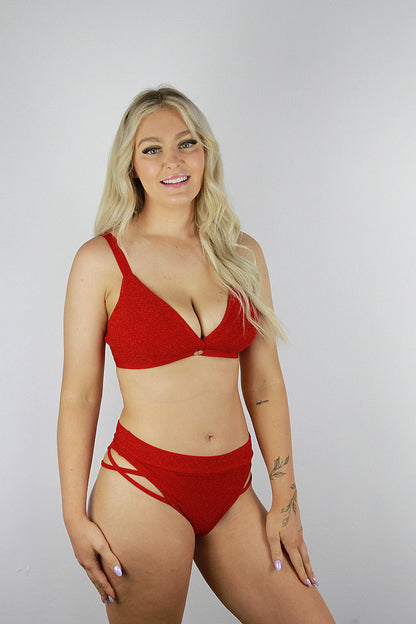 Glitteratti Booty Short Red