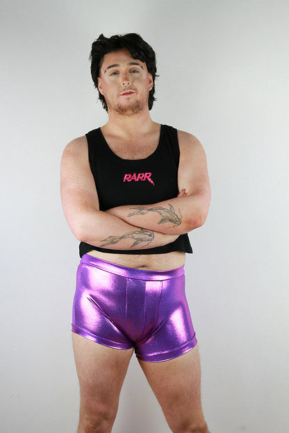 Purple Sparkle Trunk Mens Polewear Rarr Designs