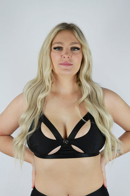 Alexis Butterfly Bralette – BLACK