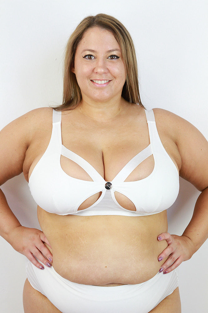 Alexis Butterfly Bralette – WHITE