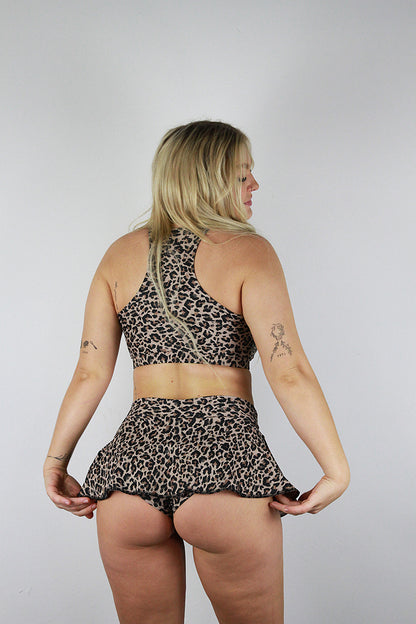 Animal Print Dance Skort