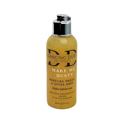 Dancing Dust – Make Me Dusty GOLD – Antiperspirant pole grip 80ml – Pole Dancers Rarr designs – Rarr Designs