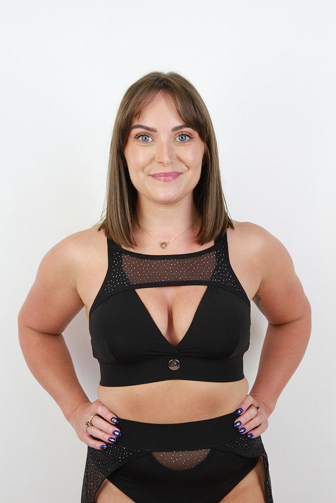 Rarr Designs pole sports bra | supportive pole sports bra | big boob pole wear Australia | pole dance sports bra Australia