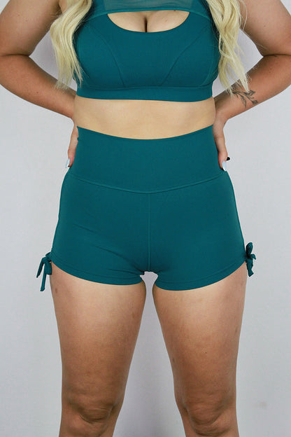 Maddox Emerald Tie up Gym Short