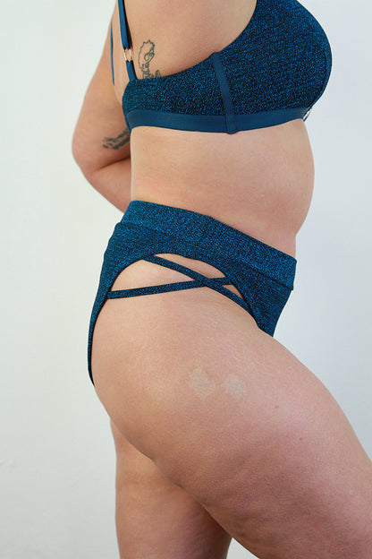 Glitteratti Booty Short Teal