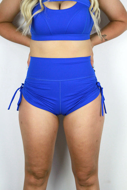 Maddox Cobalt Tie up Gym Short