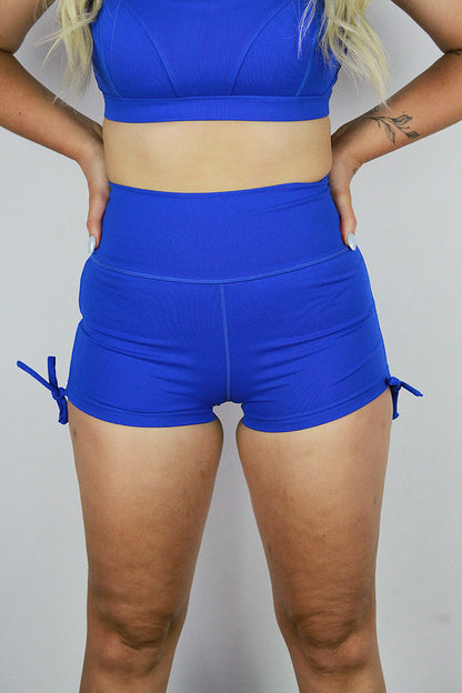 Maddox Cobalt Tie up Gym Short