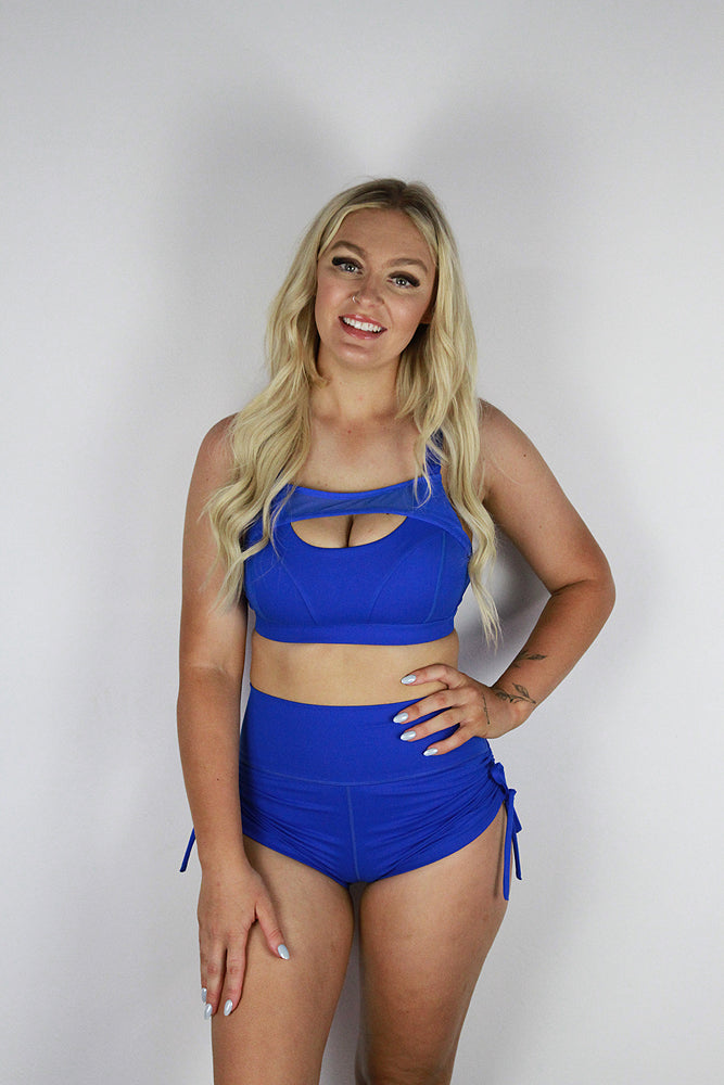 Maddox Cobalt Tie up Gym Short