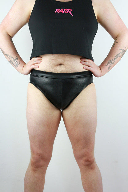 Black Sparkle Pole Brief Mens Polewear Rarr Designs