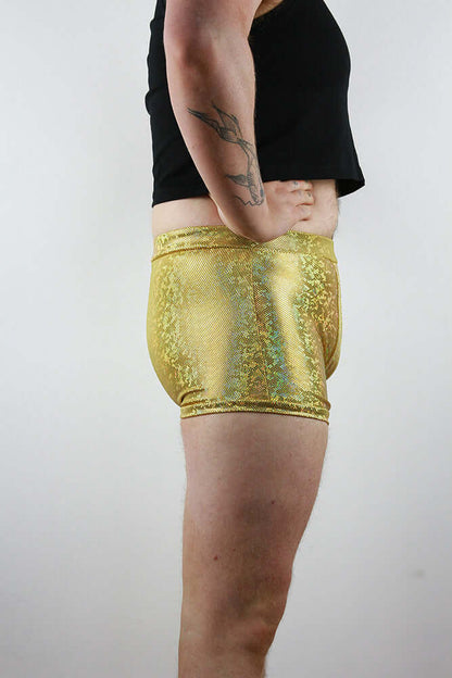 Gold Sparkle Trunk Mens Polewear Rarr Designs