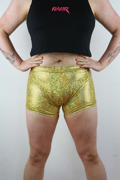 Gold Sparkle Trunk Mens Polewear Rarr Designs
