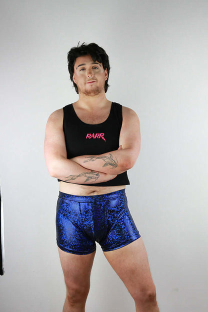 Navy Sparkle Trunk Mens Polewear Rarr Designs