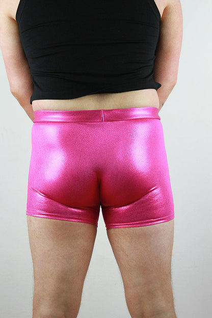 Pink Sparkle Pole Short Mens Polewear Rarr Designs