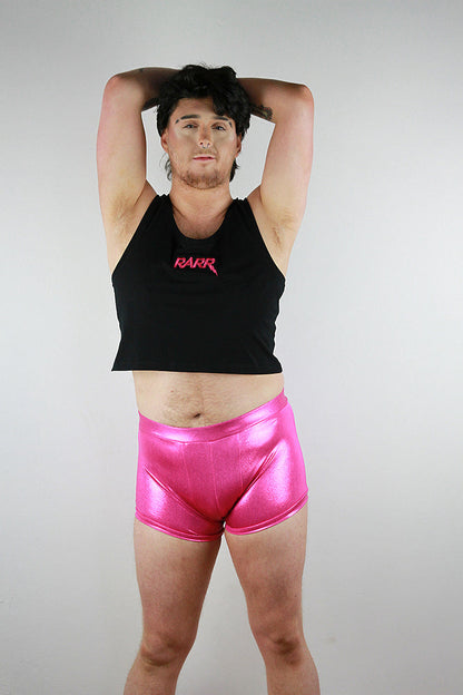 Pink Sparkle Pole Short Mens Polewear Rarr Designs