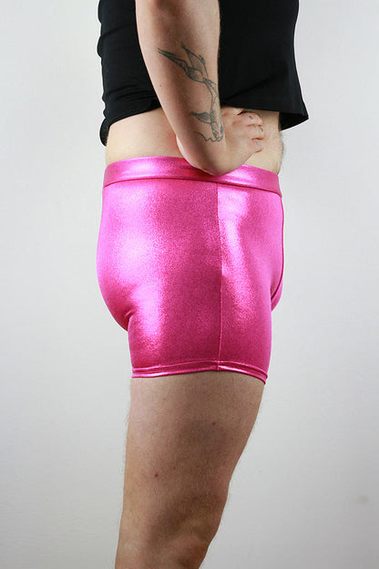 Pink Sparkle Pole Short Mens Polewear Rarr Designs