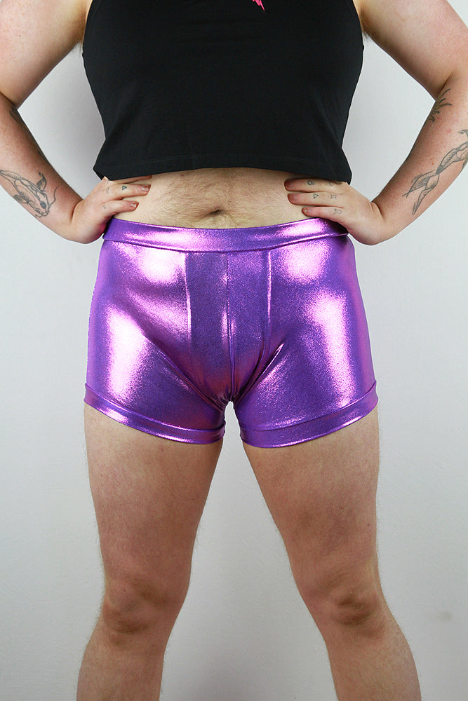 Purple Sparkle Trunk Mens Polewear Rarr Designs