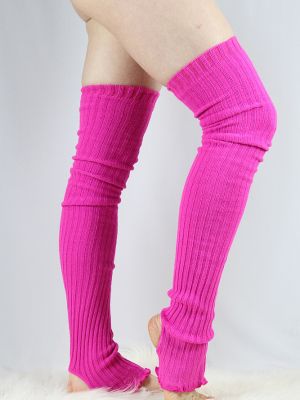Rarr designs Extra long Stirr-up Knit Legwarmers Candy