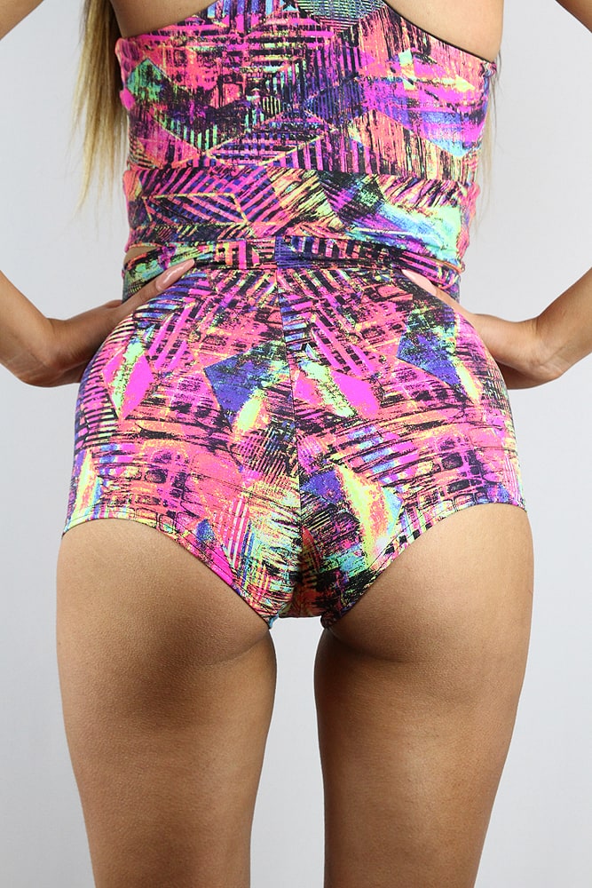 Rarr designs Blaze High Waist Cheeky Shorts