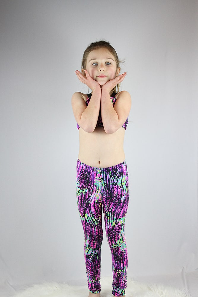 Pink Mystic Youth Leggings/Tights