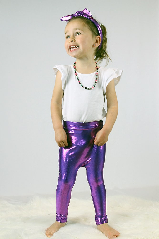 Purple Sparkle Baby/Toddler Leggings/Tights