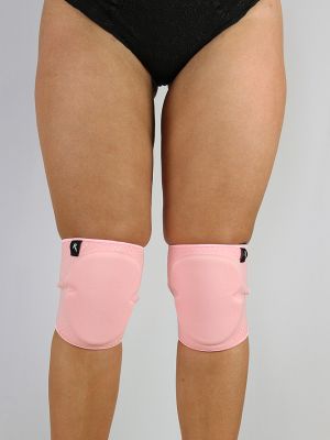 Rarr Designs Velcro Neoprene Gel Dot Grip Pole Knee Pads Black Baby Pink