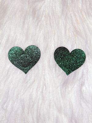 Rarr Designs Star Glitter Nipple Pasties Green