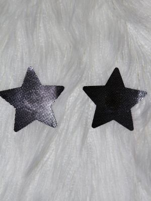 Rarr Designs Star Sparkle Nipple Pasties Black