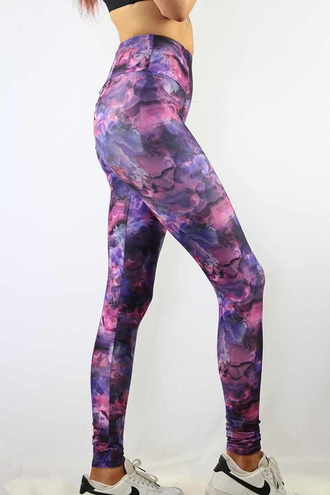 Rarr designs Purple Haze Full Length Leggings/Tights