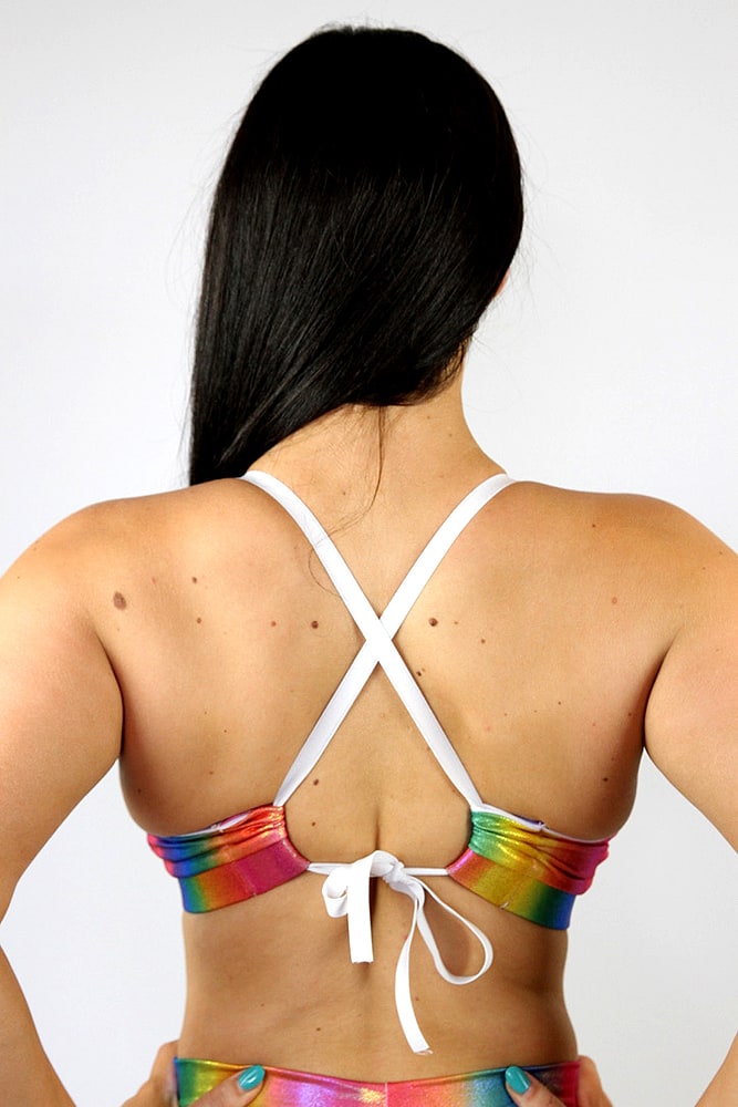 Rarr designs Pride Sparkle Bikini Bra