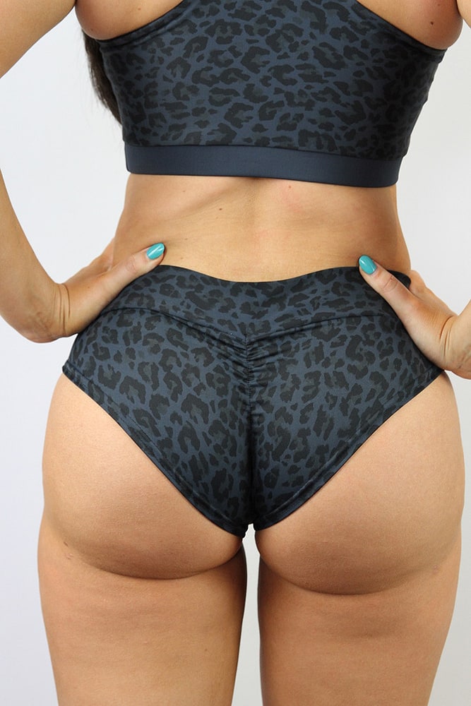 Rarr Designs Carbon Animal BRAZIL Fit Scrunchie bum shorts 