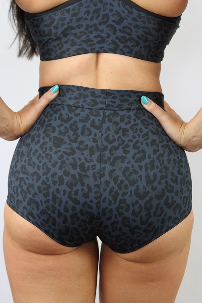 Rarr Designs Carbon ANIMAL High Waist Cheeky Shorts
