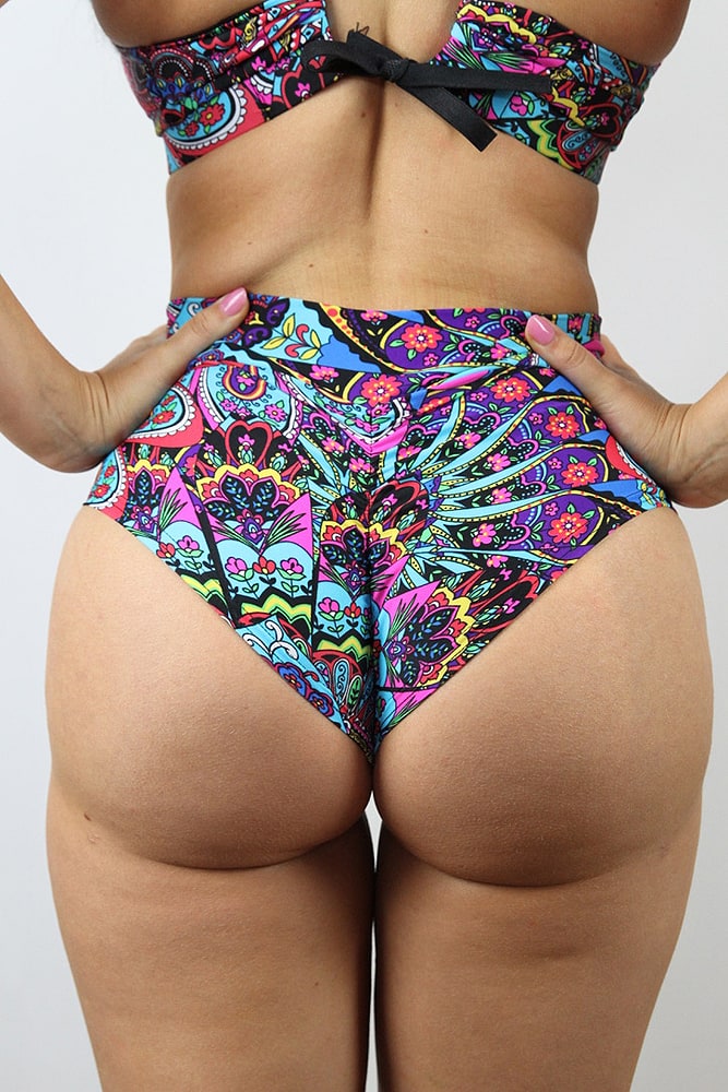 Oasis High Waisted BRAZIL Scrunchie Bum Shorts