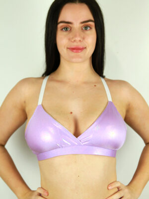 Rarr designs Lilac Sparkle Bikini Bra